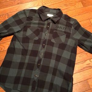 Harley-Davidson women’s flannel button down top